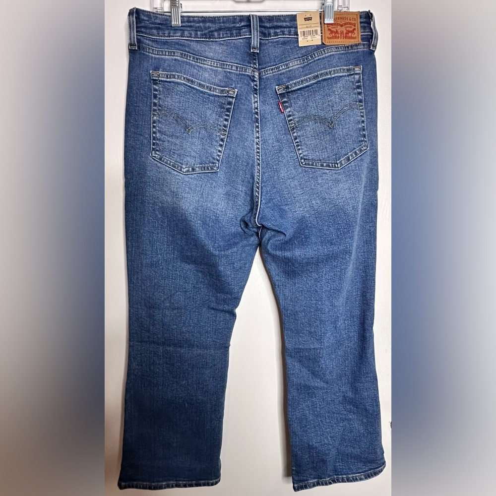Levi's Womens Blue Jeans 725 kick boot. Size 32 - Picture 7 of 11